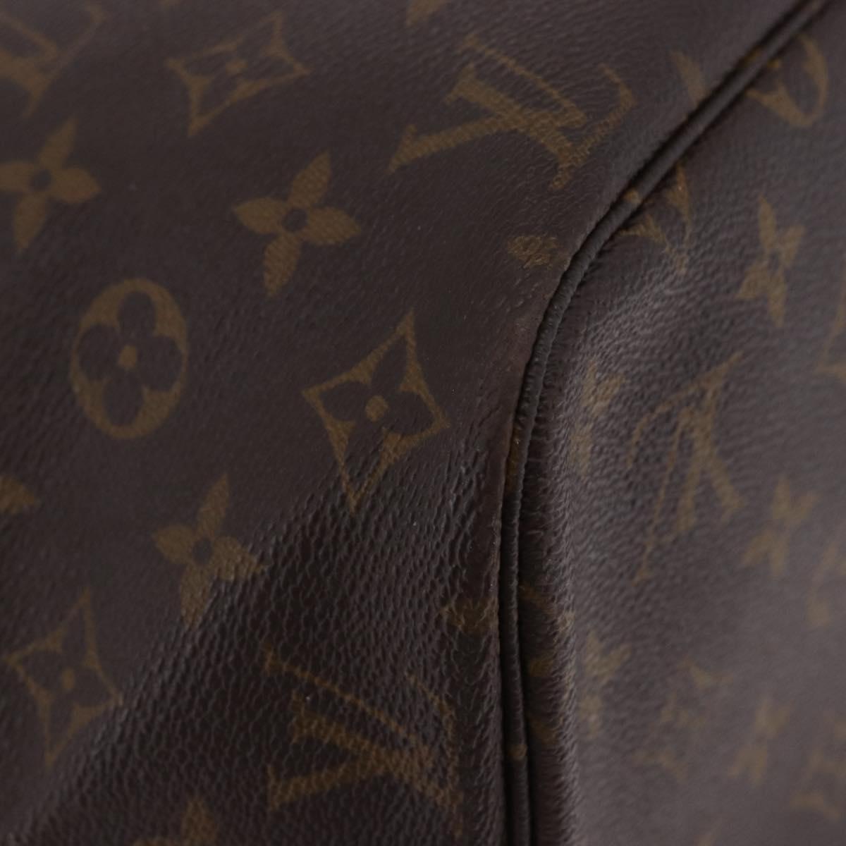 LOUIS VUITTON Monogram Neverfull MM Tote Bag M40156 LV Auth 199908