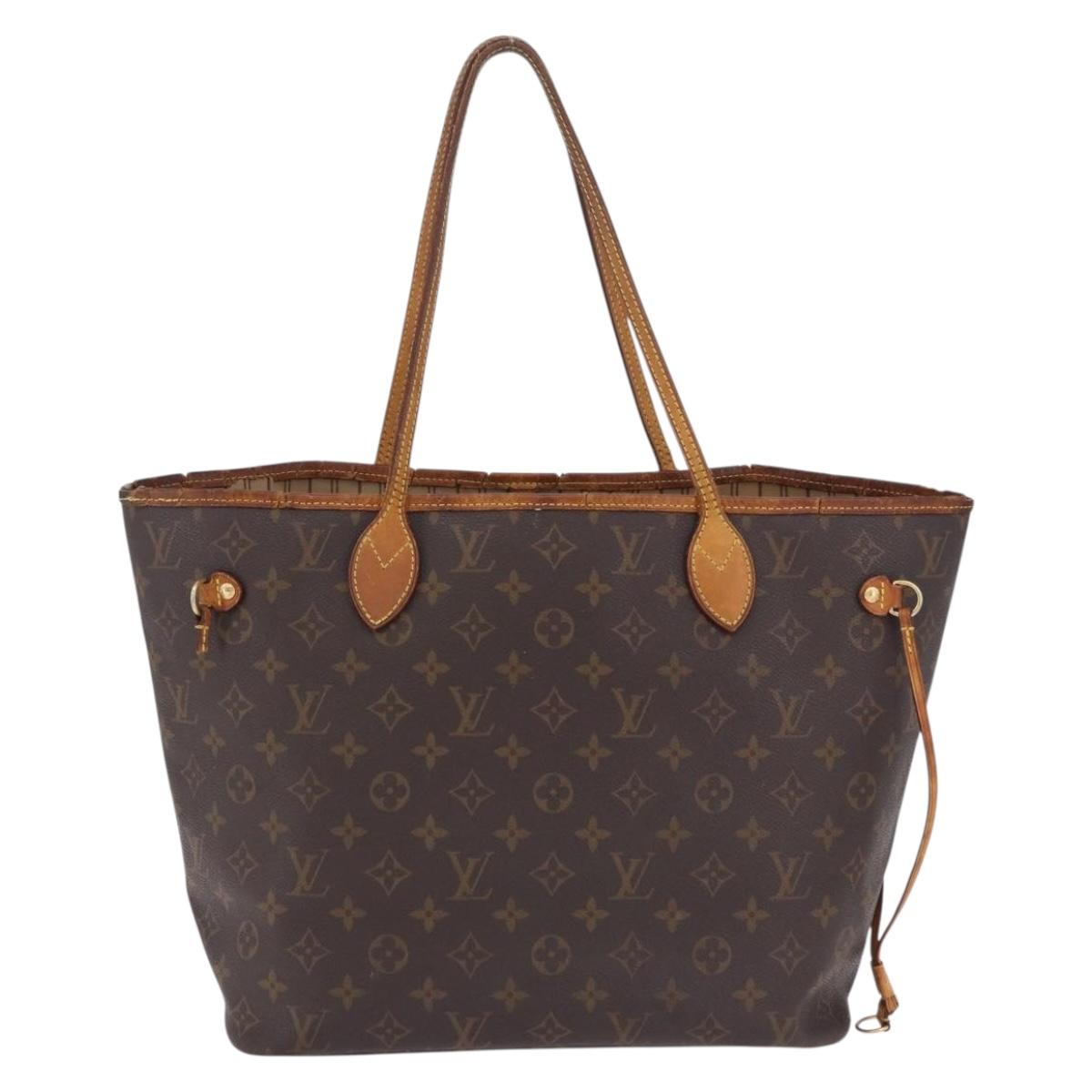 LOUIS VUITTON Monogram Neverfull MM Tote Bag M40156 LV Auth 199908