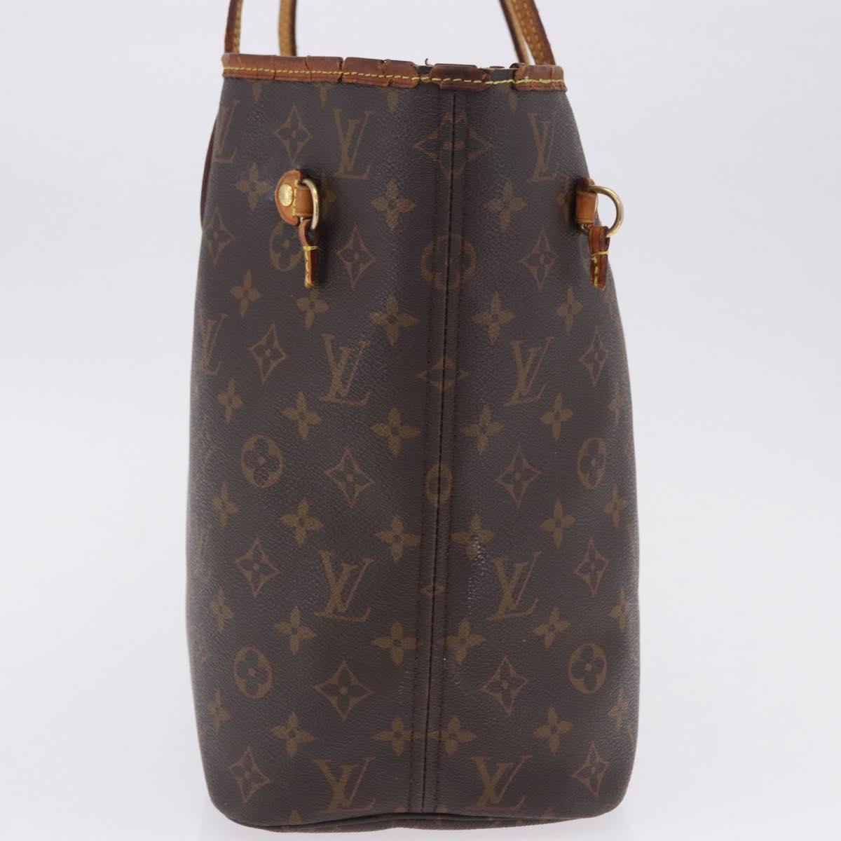 LOUIS VUITTON Monogram Neverfull MM Tote Bag M40156 LV Auth 199908