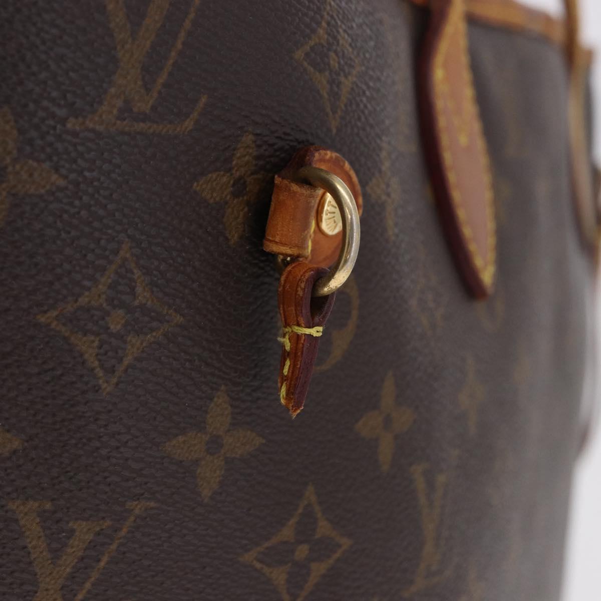 LOUIS VUITTON Monogram Neverfull MM Tote Bag M40156 LV Auth 199908