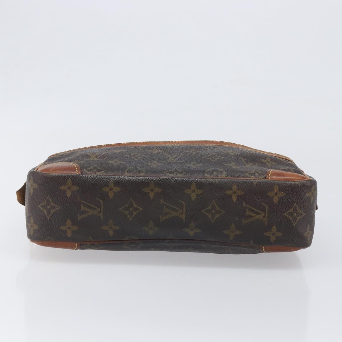 LOUIS VUITTON Monogram Compiegne 28 Clutch Bag M51845 LV Auth 199913