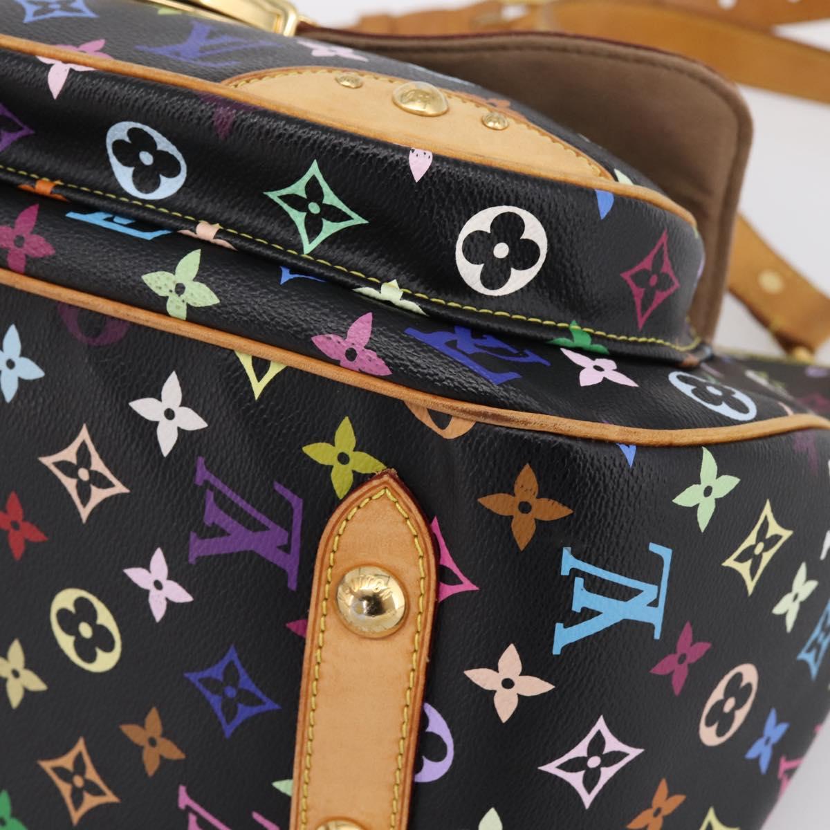 LOUIS VUITTON Monogram Multicolor Rita Tote Bag Black M40126 LV Auth 199920V