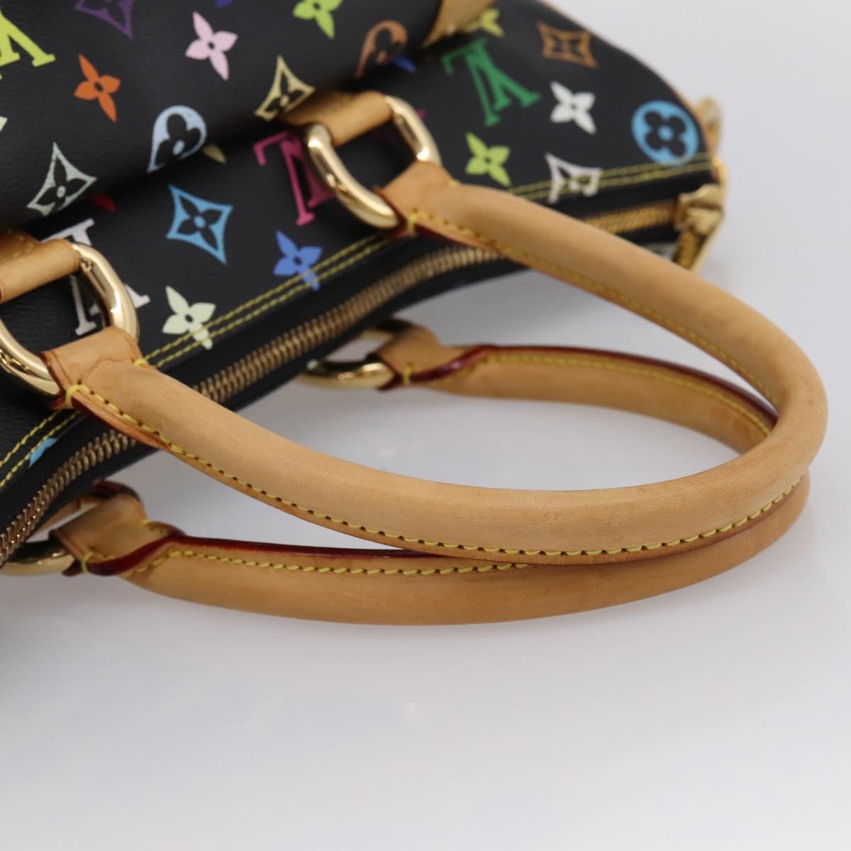 LOUIS VUITTON Monogram Multicolor Rita Tote Bag Black M40126 LV Auth 199920V