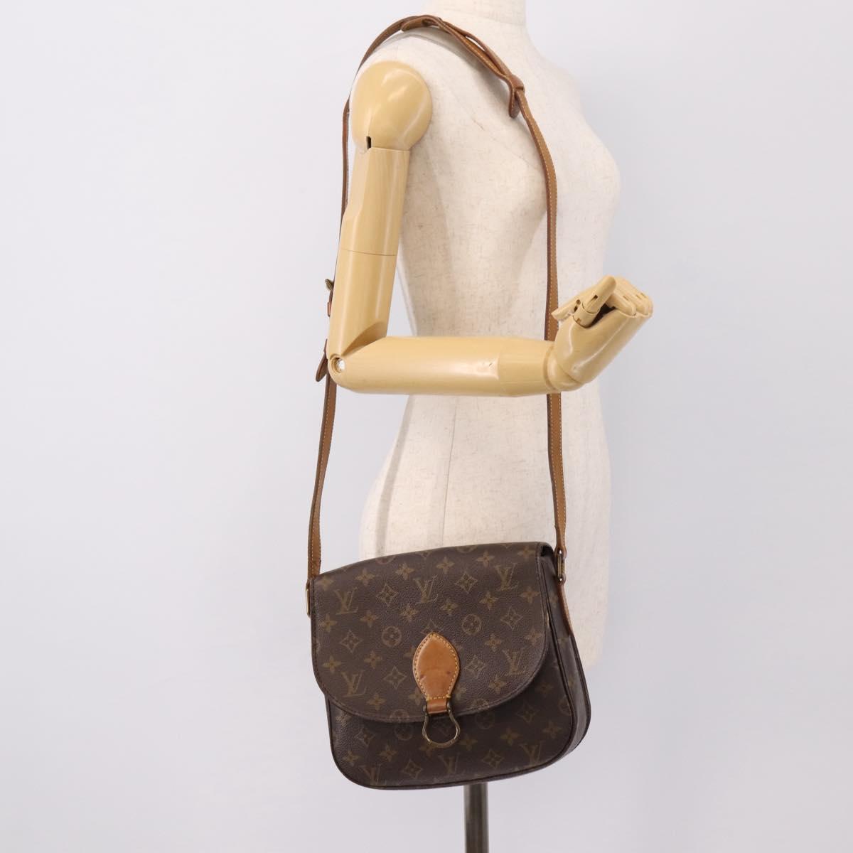 LOUIS VUITTON Monogram Saint Cloud GM Shoulder Bag M51242 LV Auth 199927