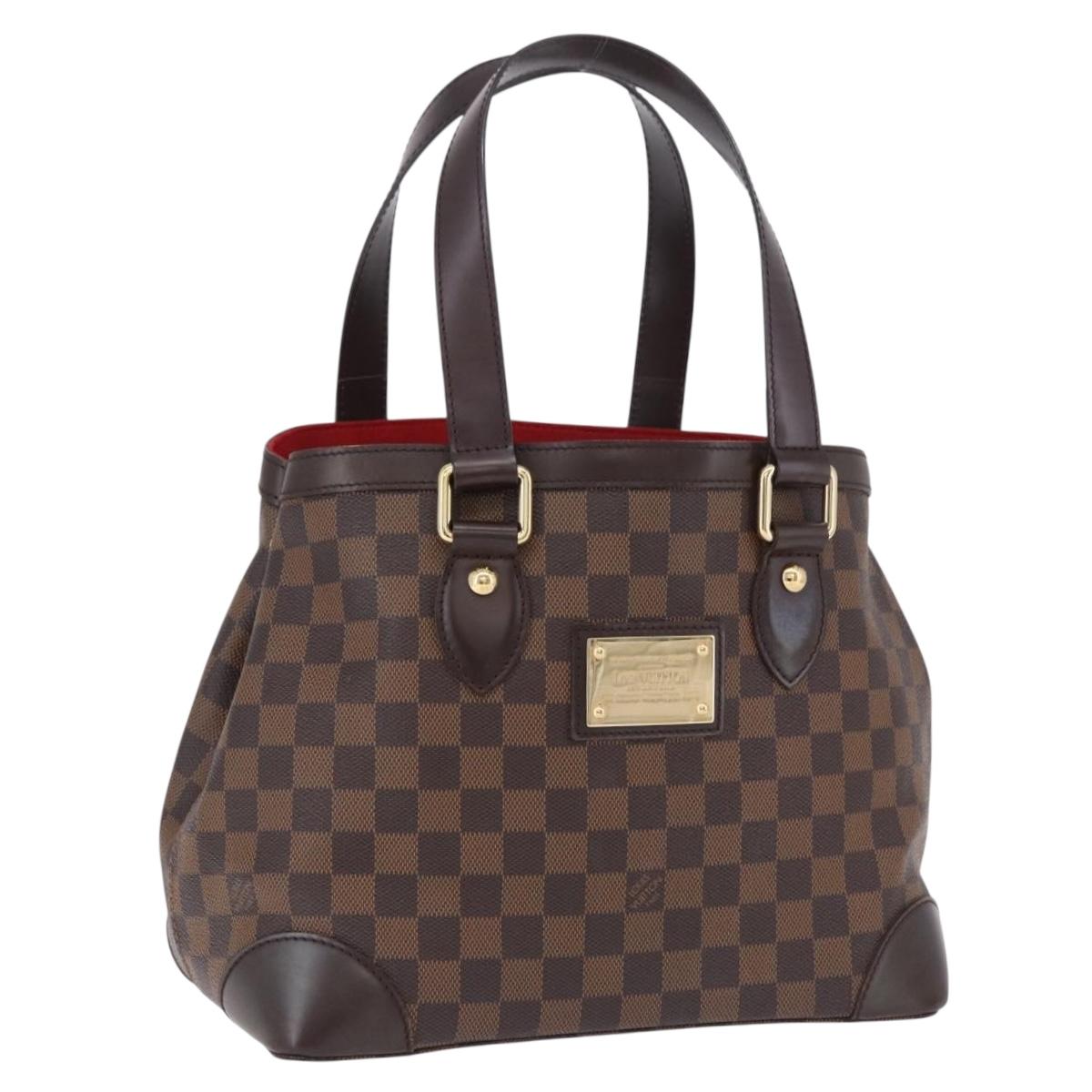 LOUIS VUITTON Damier Ebene Hampstead PM Tote Bag N51205 LV Auth 199931V