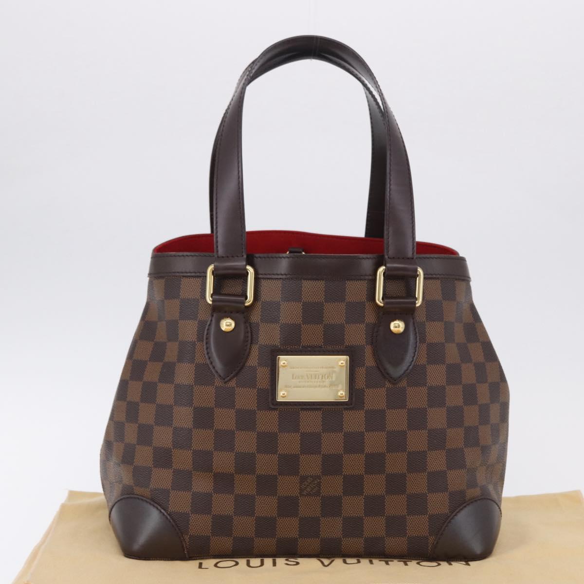 LOUIS VUITTON Damier Ebene Hampstead PM Tote Bag N51205 LV Auth 199931V