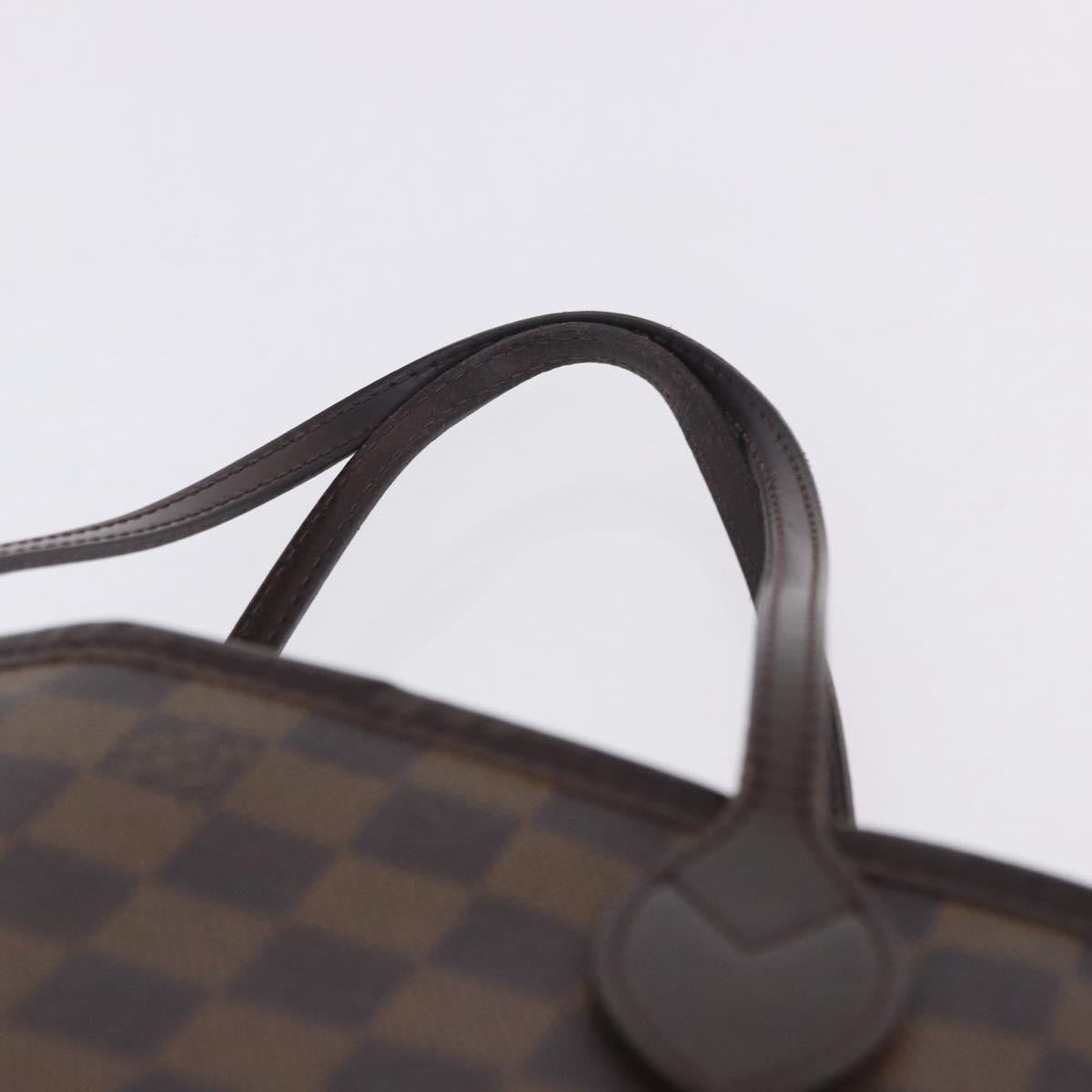 LOUIS VUITTON Damier Ebene Neverfull PM Tote Bag N51109 LV Auth 199936A