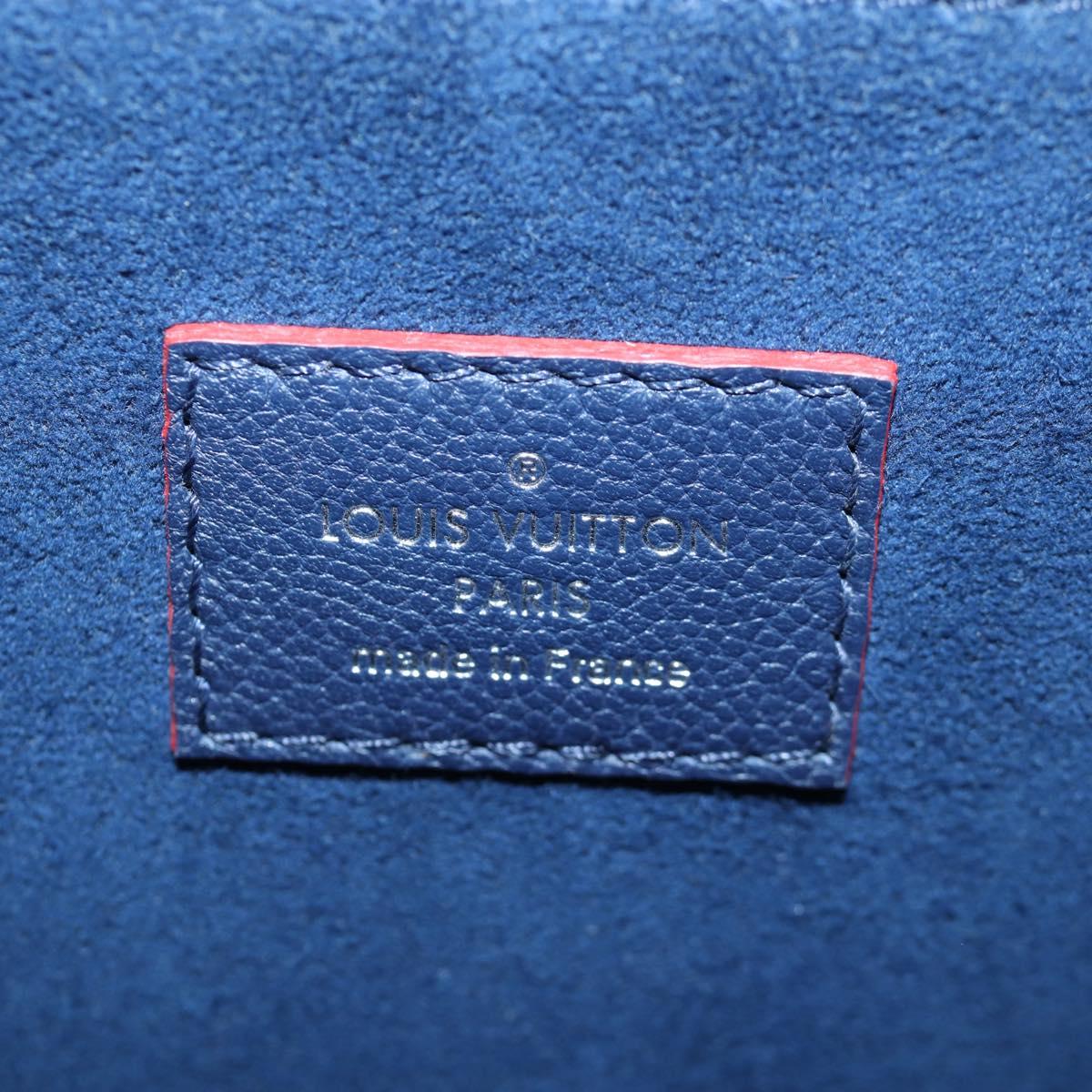 LOUIS VUITTON Epi Twist Tote Bag Blue M54980 LV Auth 199938M