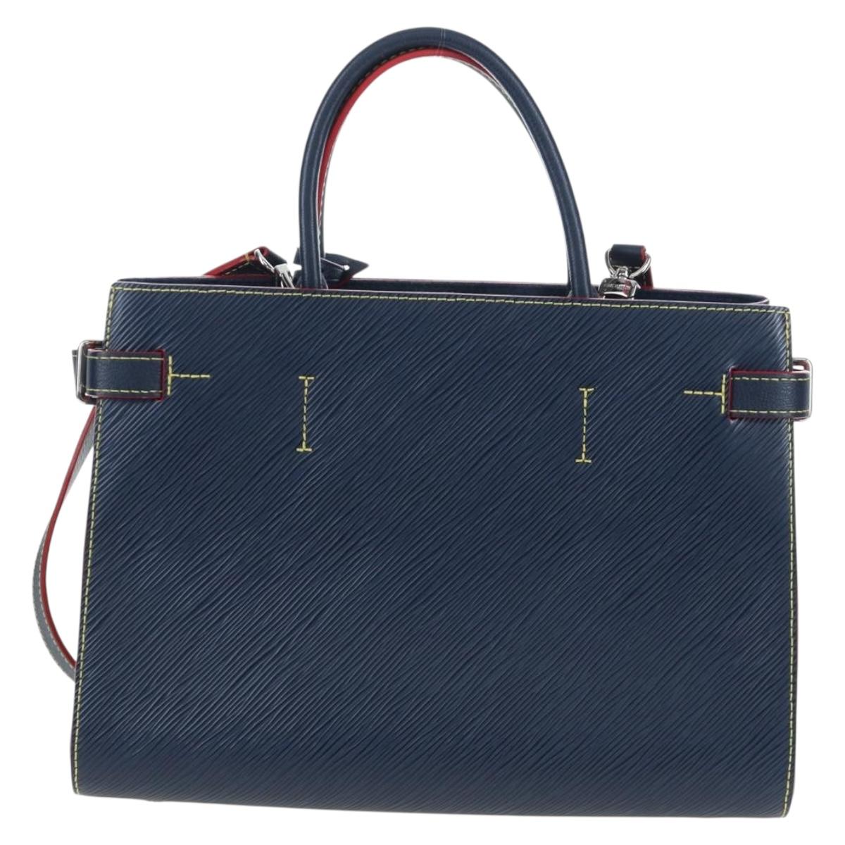 LOUIS VUITTON Epi Twist Tote Bag Blue M54980 LV Auth 199938M
