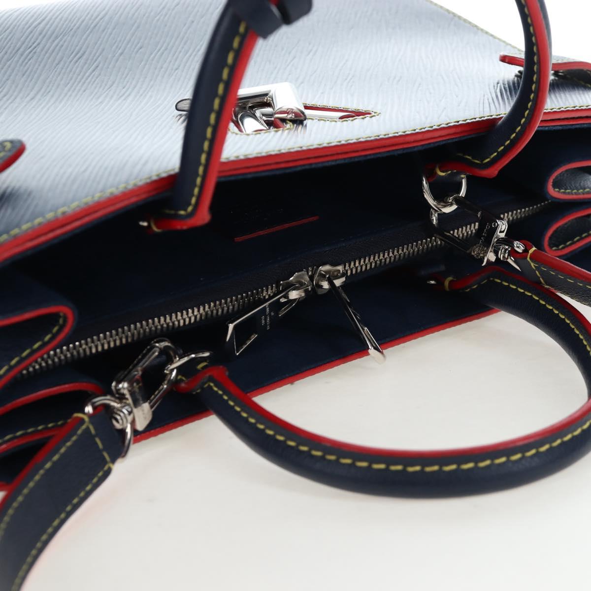 LOUIS VUITTON Epi Twist Tote Bag Blue M54980 LV Auth 199938M