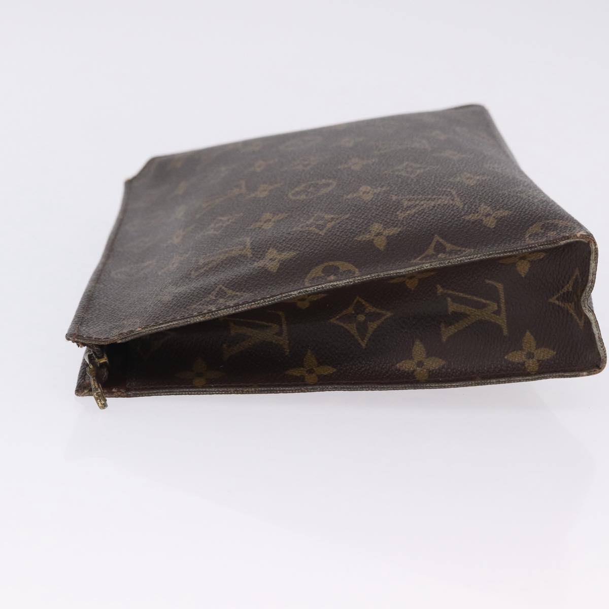 LOUIS VUITTON Monogram Poche Toilette 26 Pouch M47542 LV Auth 199945