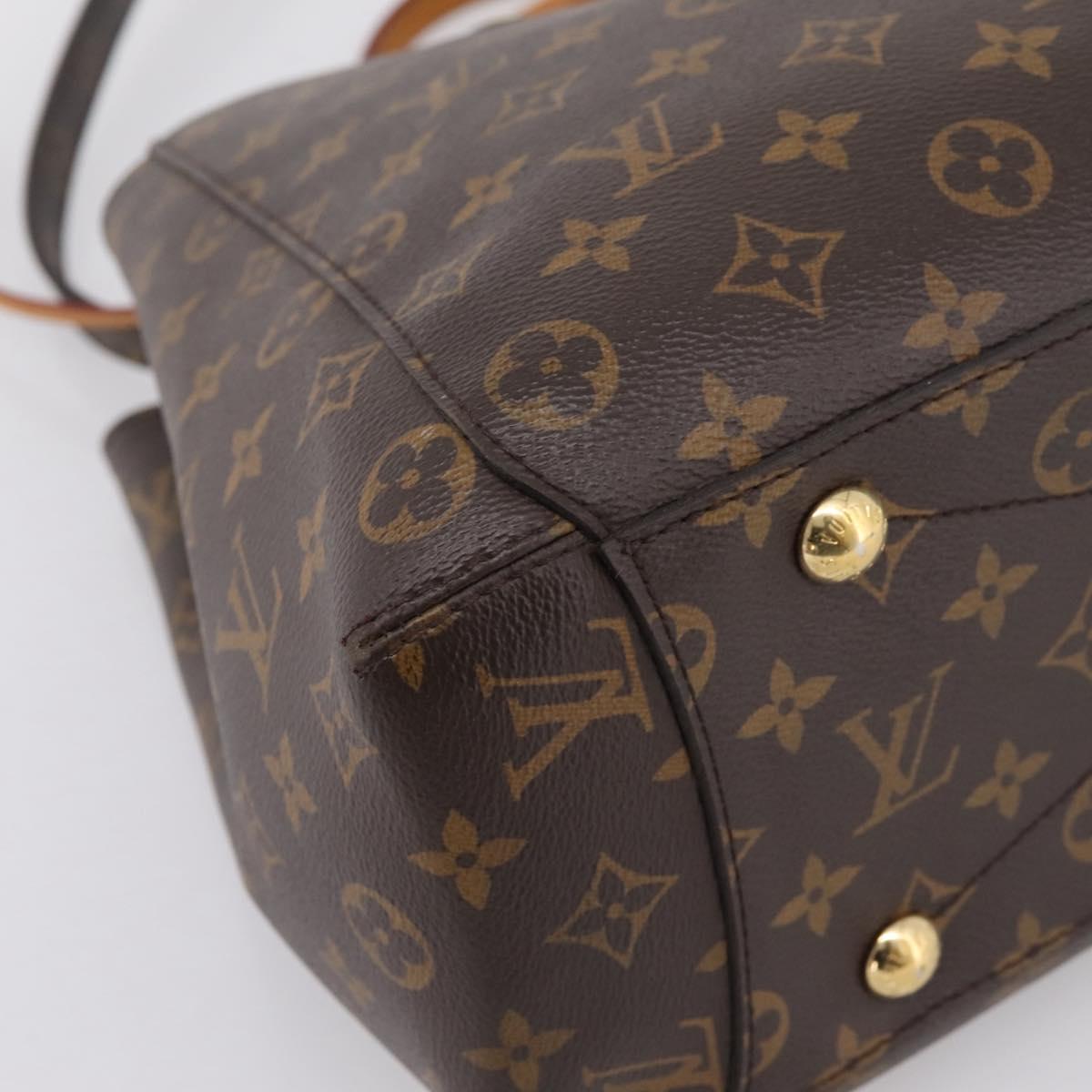 LOUIS VUITTON Monogram Montaigne GM Hand Bag 2way M41067 LV Auth 199969V