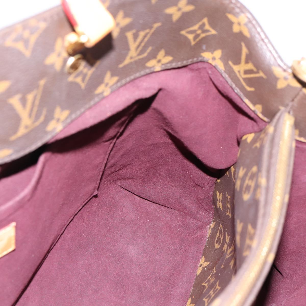 LOUIS VUITTON Monogram Montaigne GM Hand Bag 2way M41067 LV Auth 199969V