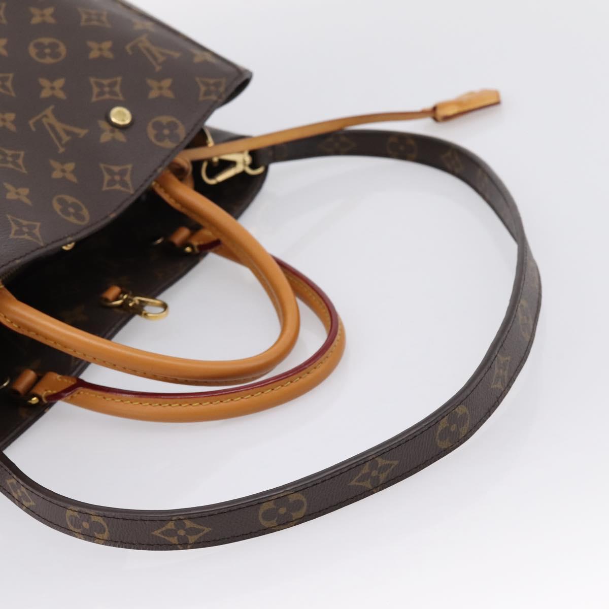 LOUIS VUITTON Monogram Montaigne GM Hand Bag 2way M41067 LV Auth 199969V
