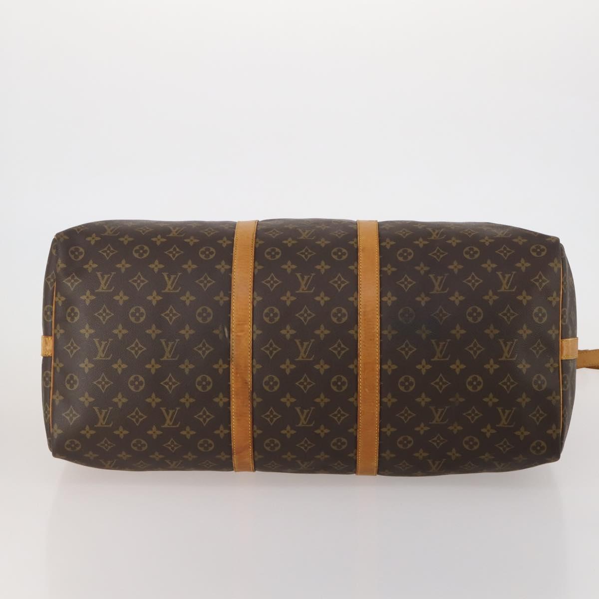 LOUIS VUITTON Monogram Keepall Bandouliere 60 Boston Bag M41412 LV Auth 199972
