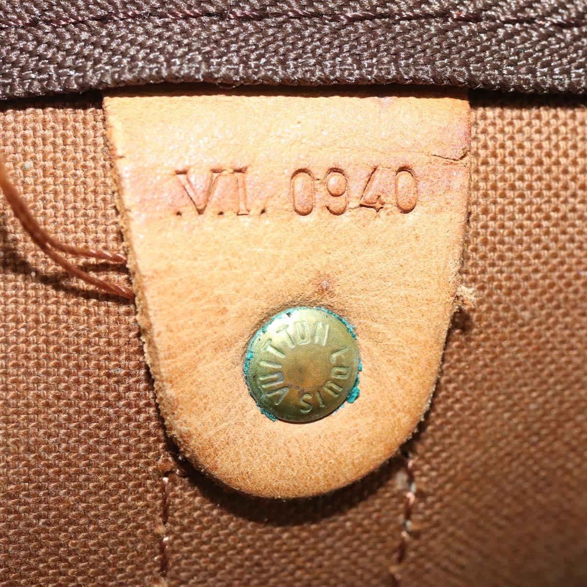 LOUIS VUITTON Monogram Keepall Bandouliere 60 Boston Bag M41412 LV Auth 199972