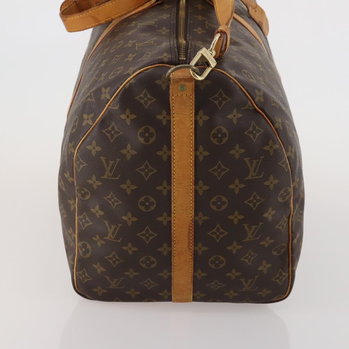 LOUIS VUITTON Monogram Keepall Bandouliere 60 Boston Bag M41412 LV Auth 199972
