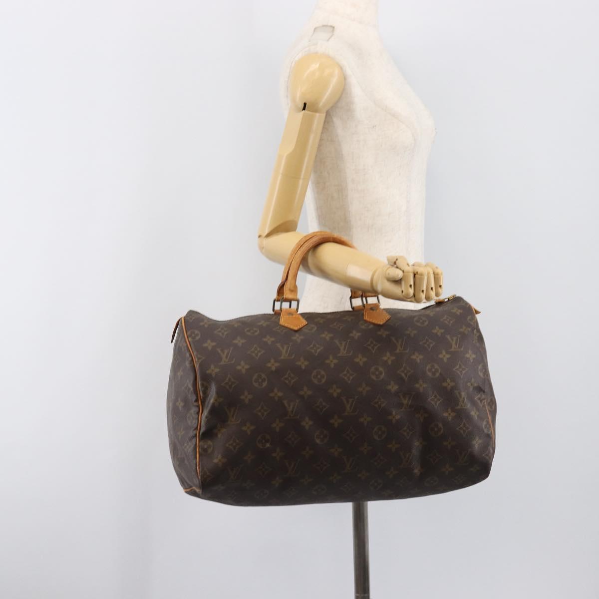 LOUIS VUITTON Monogram Speedy 40 Hand Bag M41522 LV Auth 199973