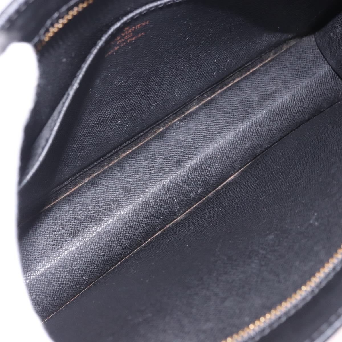 LOUIS VUITTON Epi Pochette Homme Clutch Bag Black M52522 LV Auth 199979