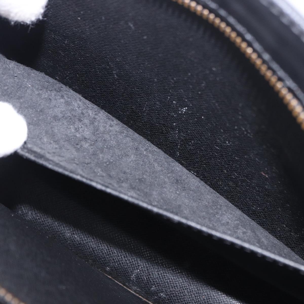 LOUIS VUITTON Epi Pochette Homme Clutch Bag Black M52522 LV Auth 199979