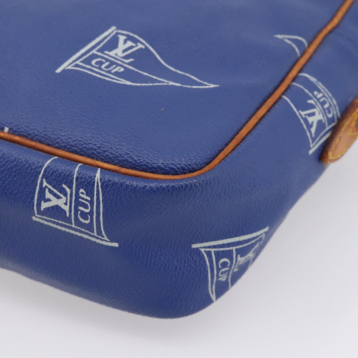 LOUIS VUITTON LV Cup Sac San Diego Shoulder Bag Blue M80010 LV Auth 199980