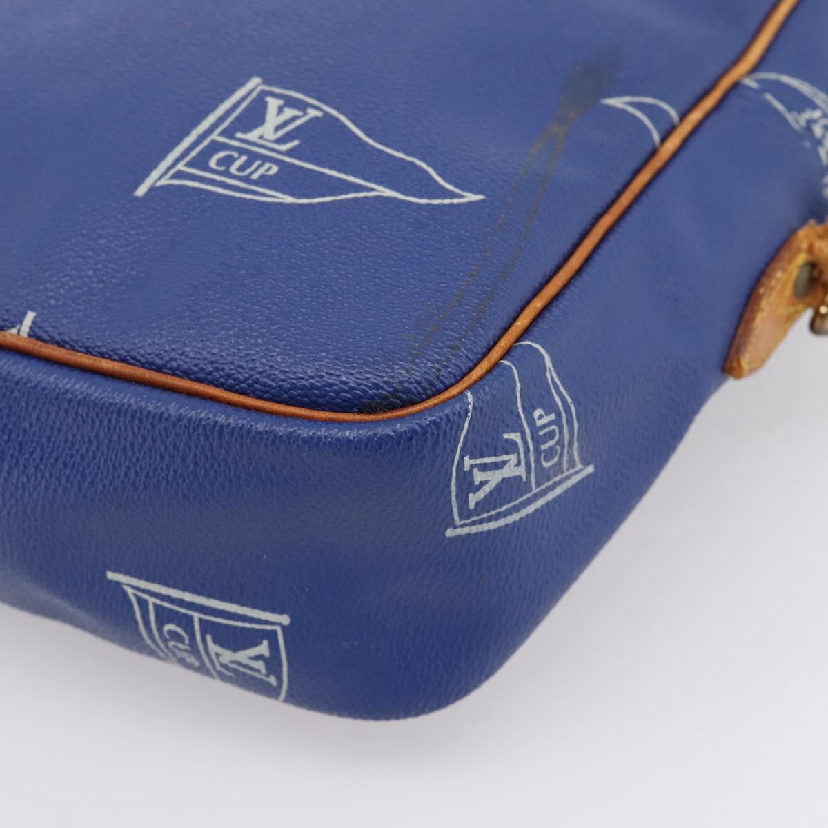 LOUIS VUITTON LV Cup Sac San Diego Shoulder Bag Blue M80010 LV Auth 199980