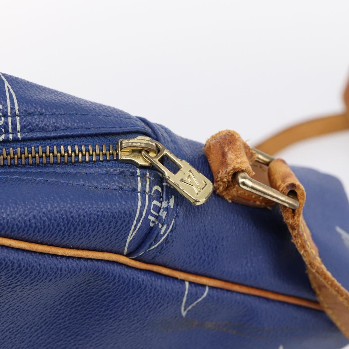 LOUIS VUITTON LV Cup Sac San Diego Shoulder Bag Blue M80010 LV Auth 199980