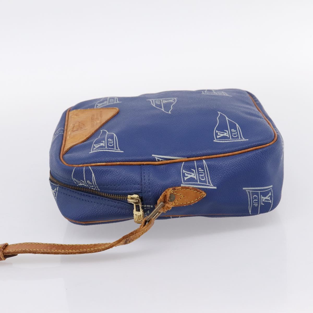LOUIS VUITTON LV Cup Sac San Diego Shoulder Bag Blue M80010 LV Auth 199980