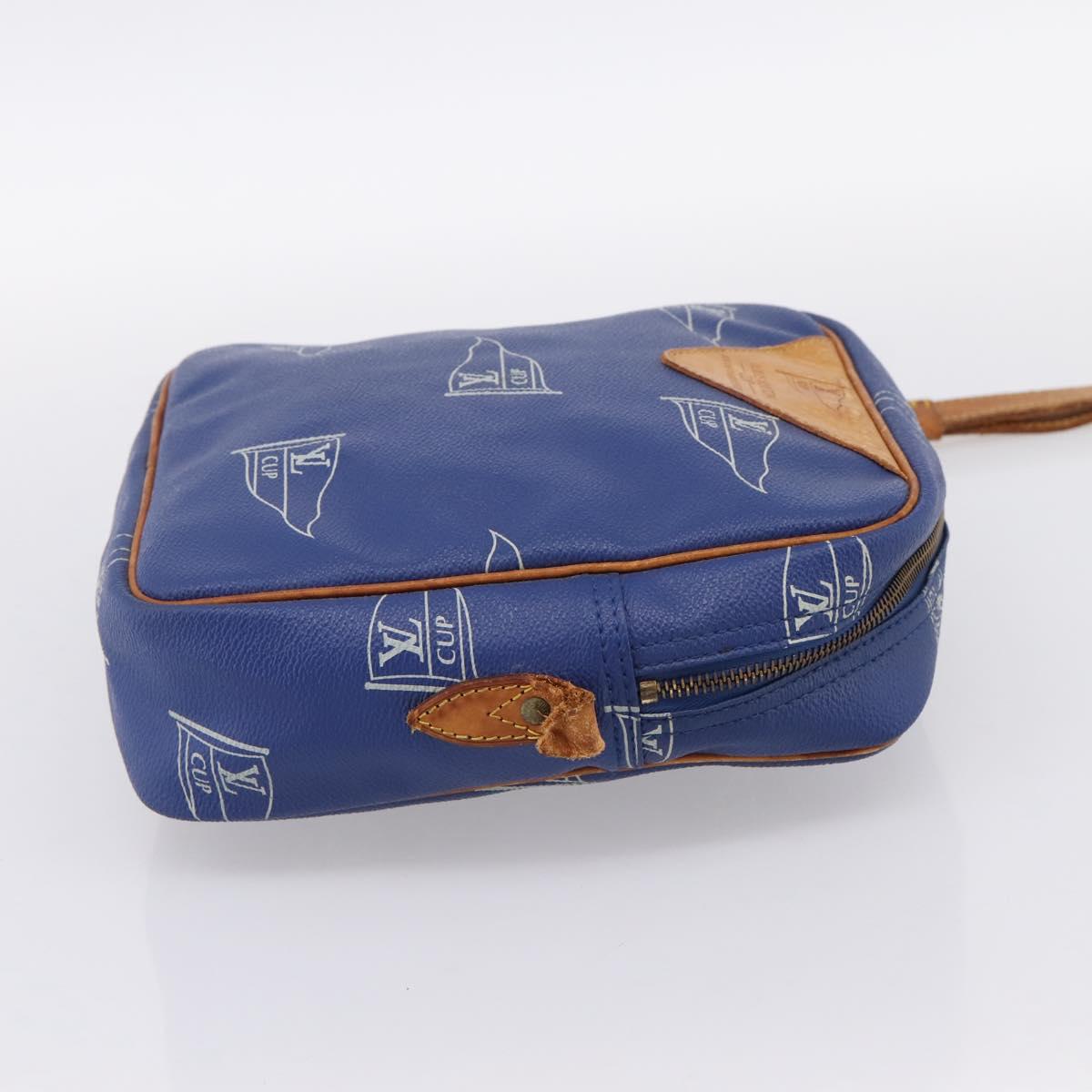 LOUIS VUITTON LV Cup Sac San Diego Shoulder Bag Blue M80010 LV Auth 199980