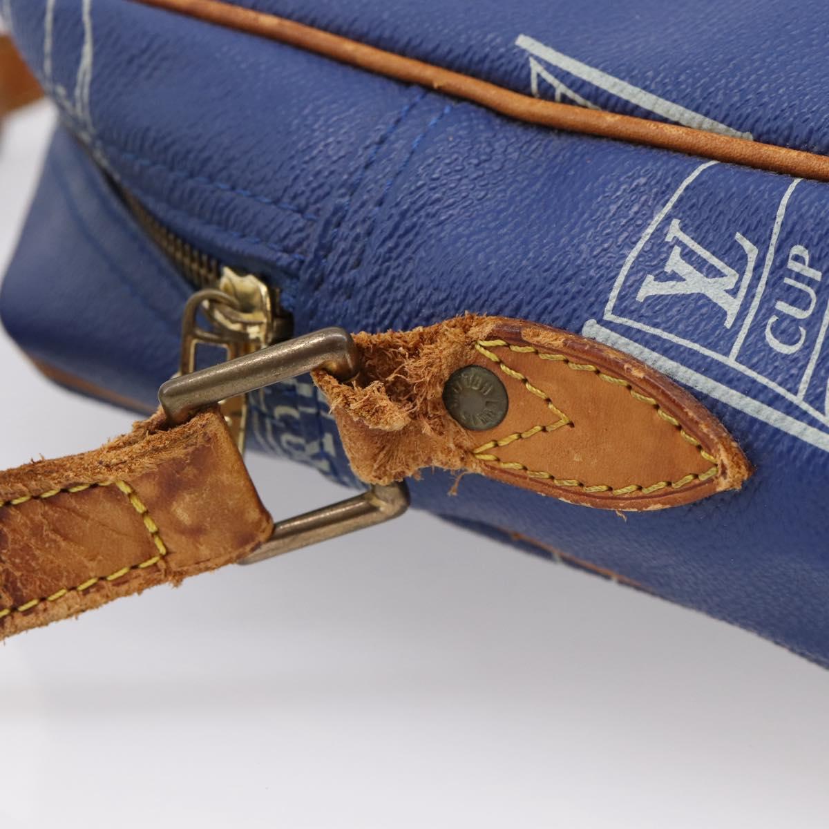 LOUIS VUITTON LV Cup Sac San Diego Shoulder Bag Blue M80010 LV Auth 199980