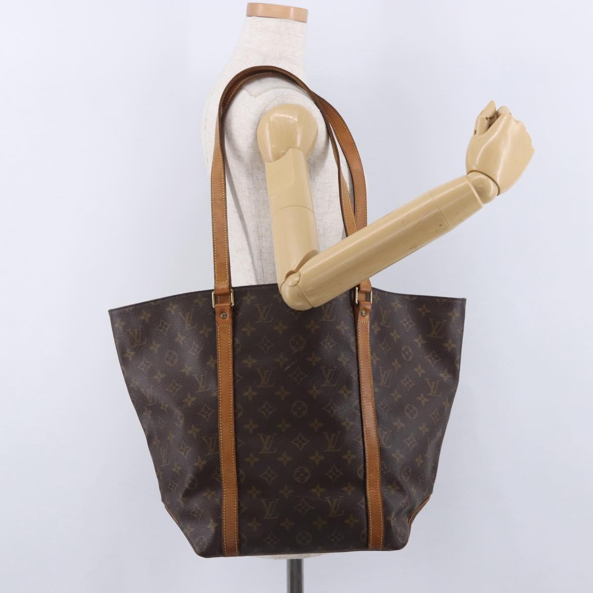 LOUIS VUITTON Monogram Sac Shopping GM Tote Bag M51110 LV Auth 199986
