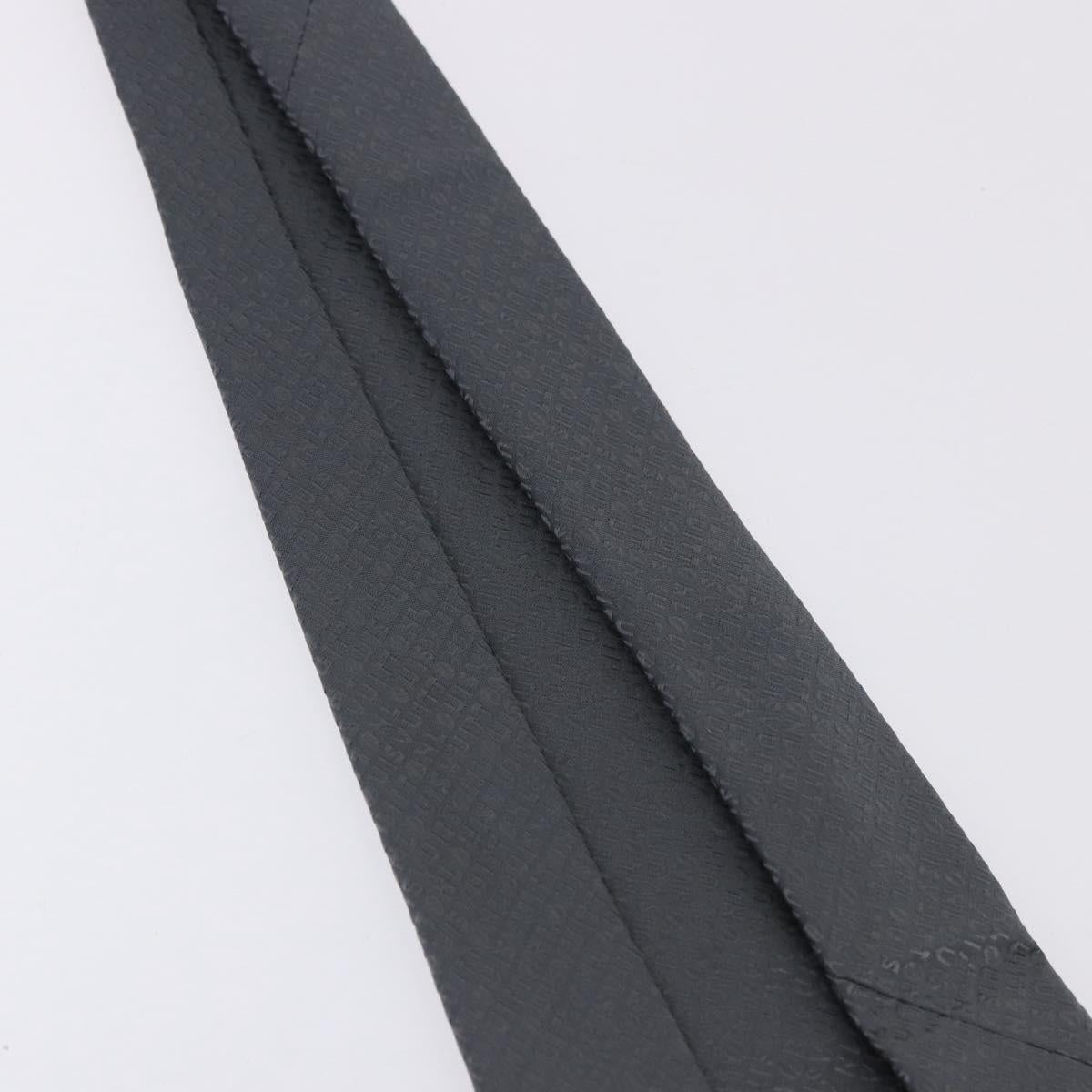 LOUIS VUITTON Necktie Silk Gray LV Auth 199991M