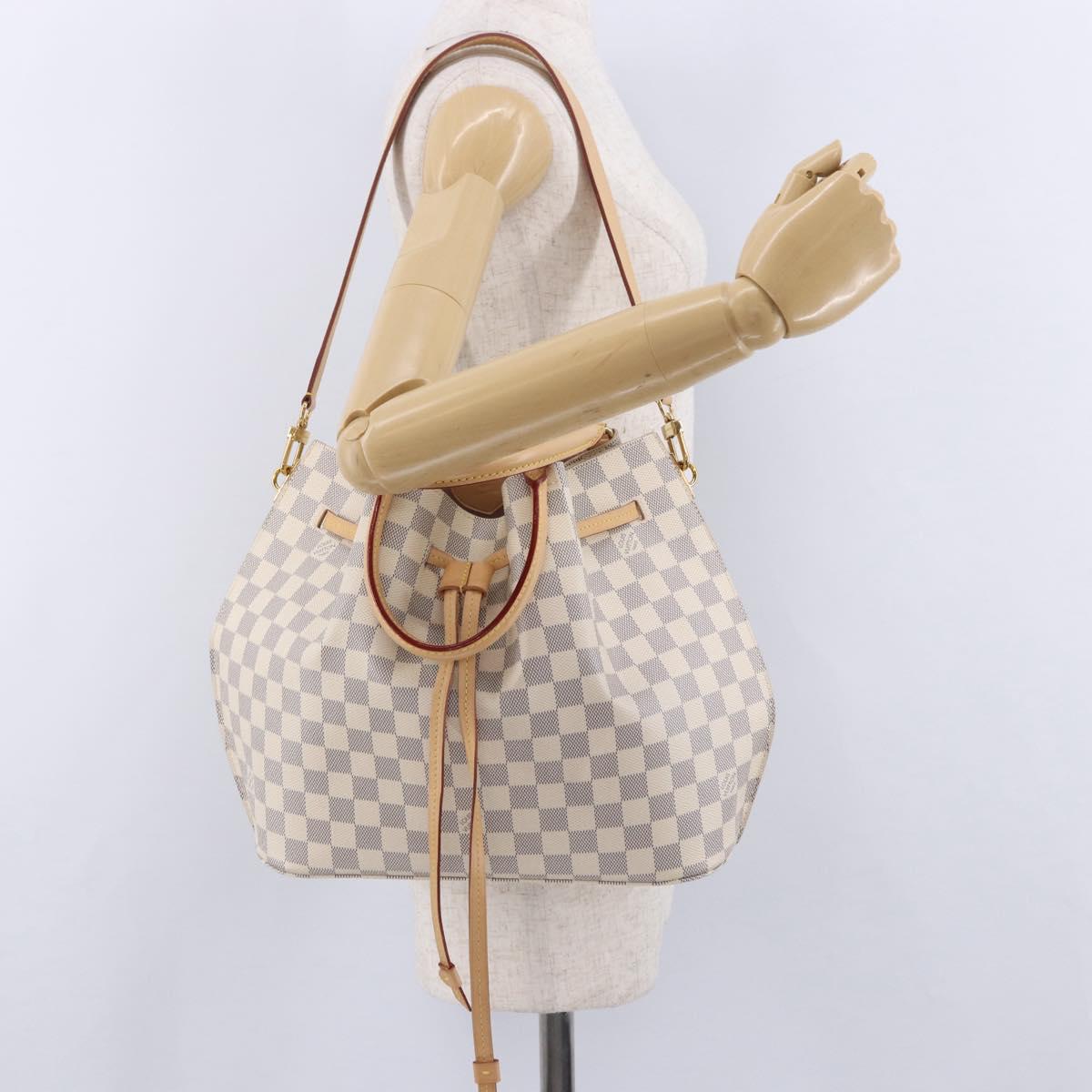 LOUIS VUITTON Damier Azur Giroratta Hand Bag N41579 LV Auth 199999SAM