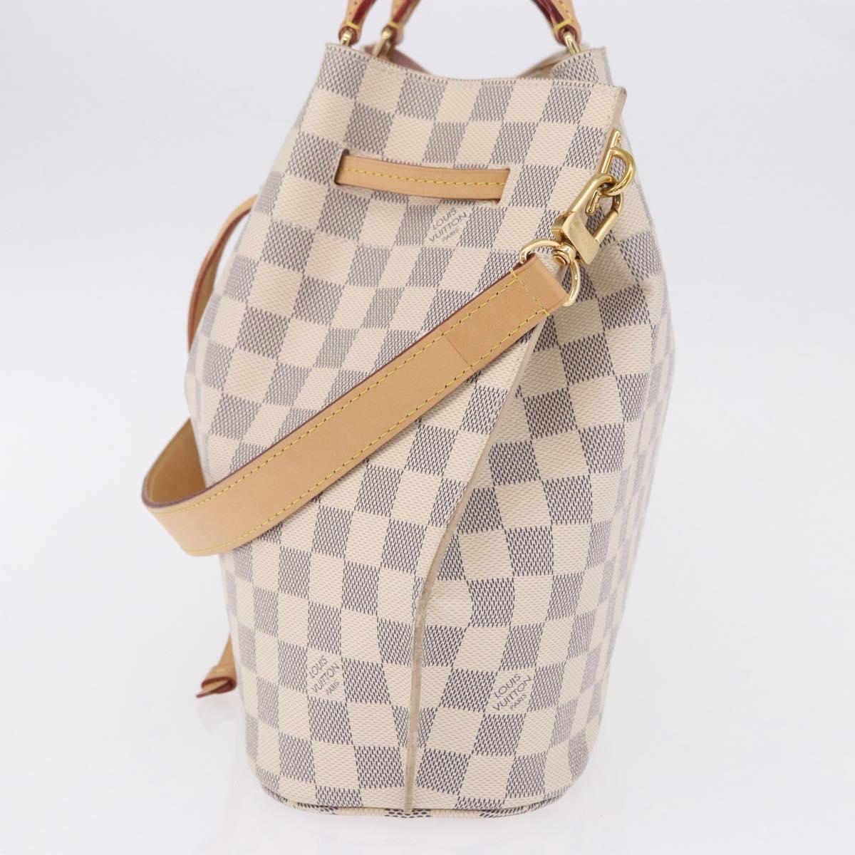 LOUIS VUITTON Damier Azur Giroratta Hand Bag N41579 LV Auth 199999SAM