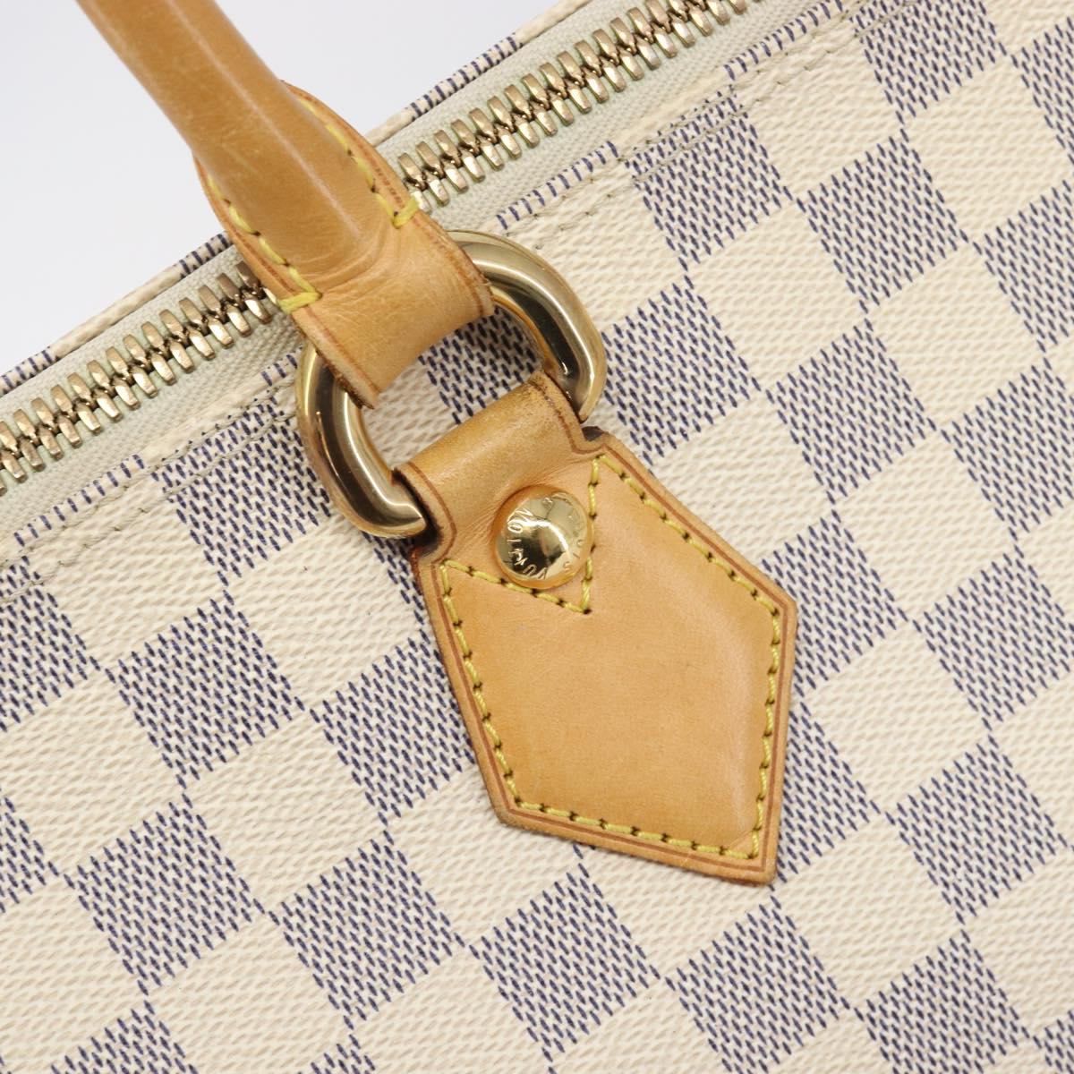 LOUIS VUITTON Damier Azur Saleya MM Tote Bag N51185 LV Auth 200000A
