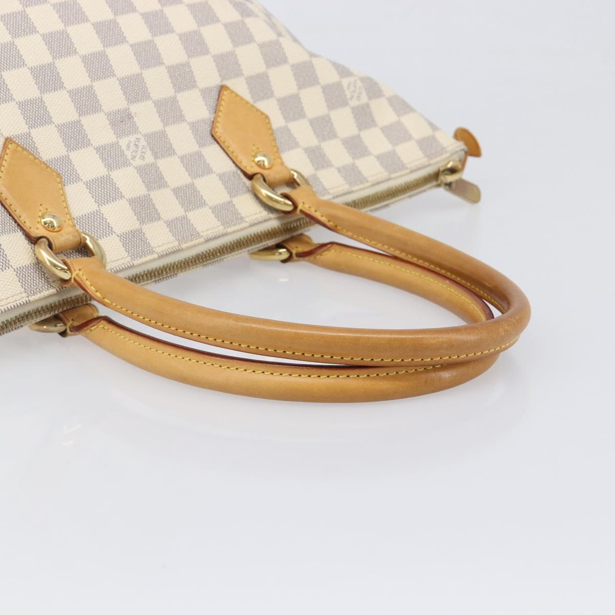 LOUIS VUITTON Damier Azur Saleya MM Tote Bag N51185 LV Auth 200000A