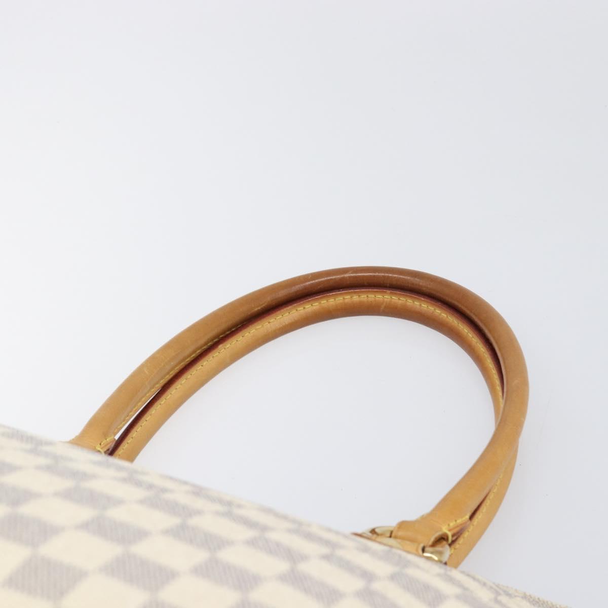 LOUIS VUITTON Damier Azur Saleya MM Tote Bag N51185 LV Auth 200000A