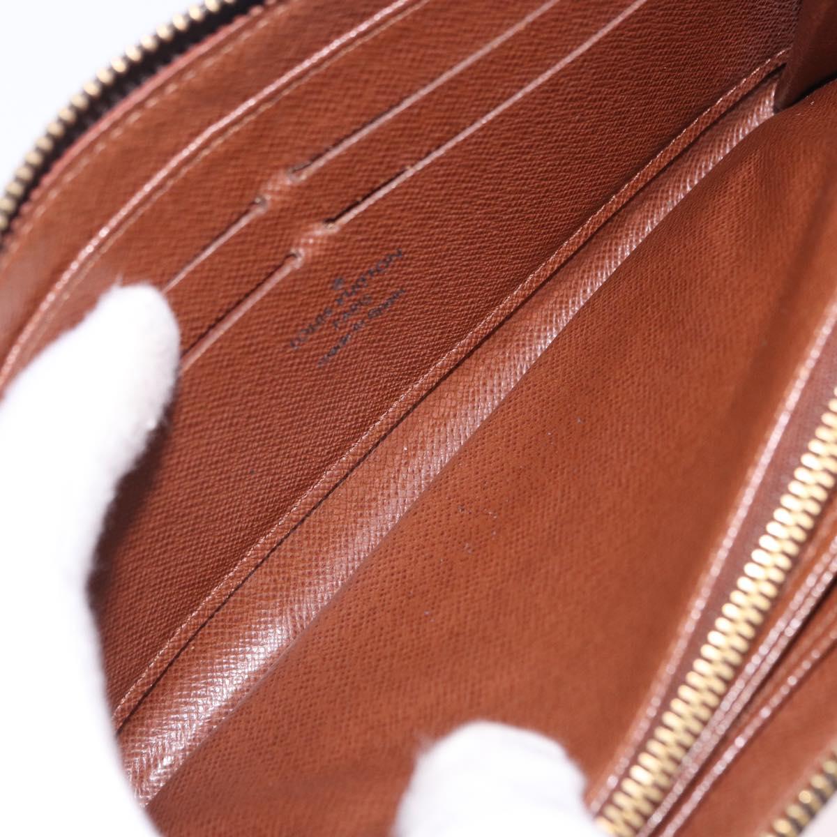 LOUIS VUITTON Monogram Zippy Wallet Long Wallet M42616 LV Auth 200001A