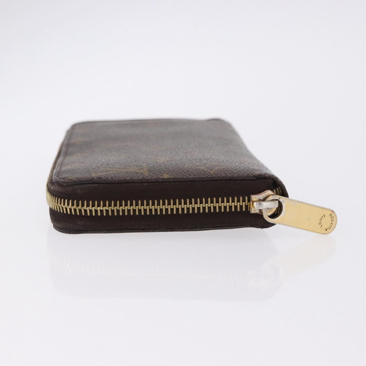 LOUIS VUITTON Monogram Zippy Wallet Long Wallet M42616 LV Auth 200001A