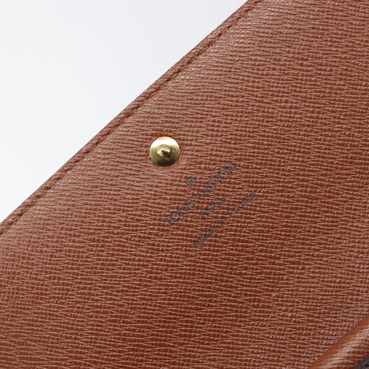 LOUIS VUITTON Monogram Portefeuille International Wallet M61217 LV Auth 200002A