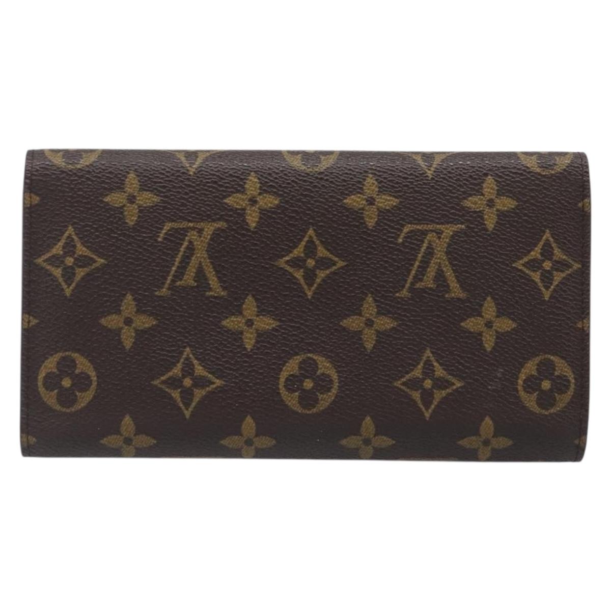 LOUIS VUITTON Monogram Portefeuille International Wallet M61217 LV Auth 200002A