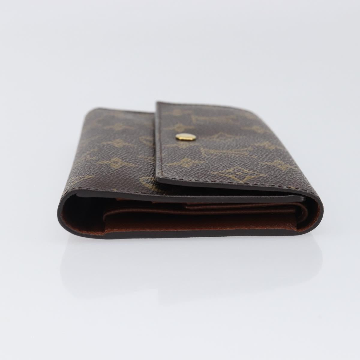 LOUIS VUITTON Monogram Portefeuille International Wallet M61217 LV Auth 200002A