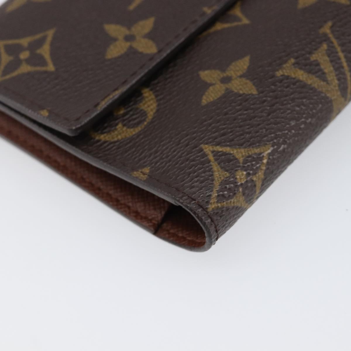LOUIS VUITTON Monogram Portefeuille International Wallet M61217 LV Auth 200002A