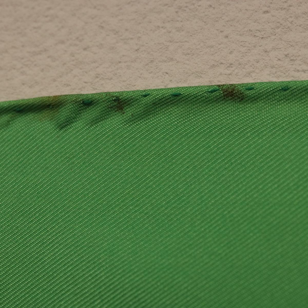 HERMES Carre 90 Scarf Silk Green Auth 200005M