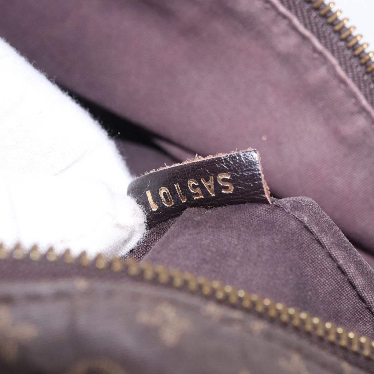 LOUIS VUITTON Monogram Idylle Ballad PM Bag Dark Brown M40573 LV Auth 200011A