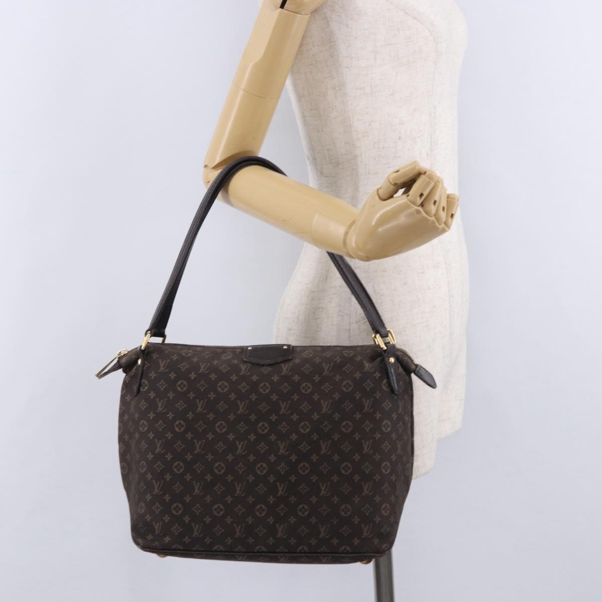LOUIS VUITTON Monogram Idylle Ballad PM Bag Dark Brown M40573 LV Auth 200011A