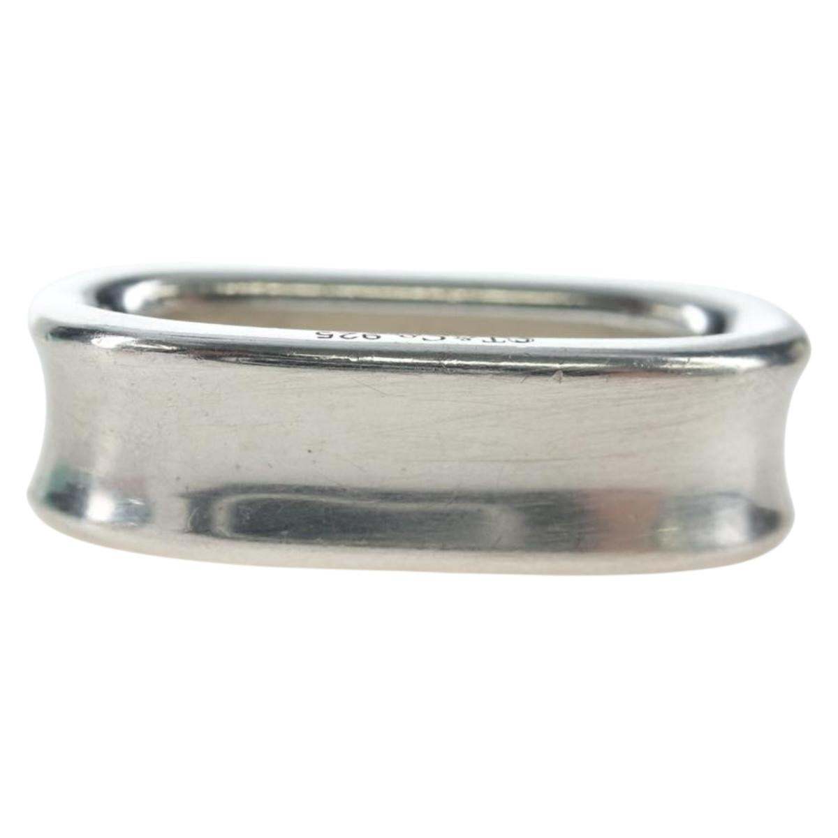 TIFFANY&Co. Scarf Ring1837 Ag925 Silver Auth 200034V