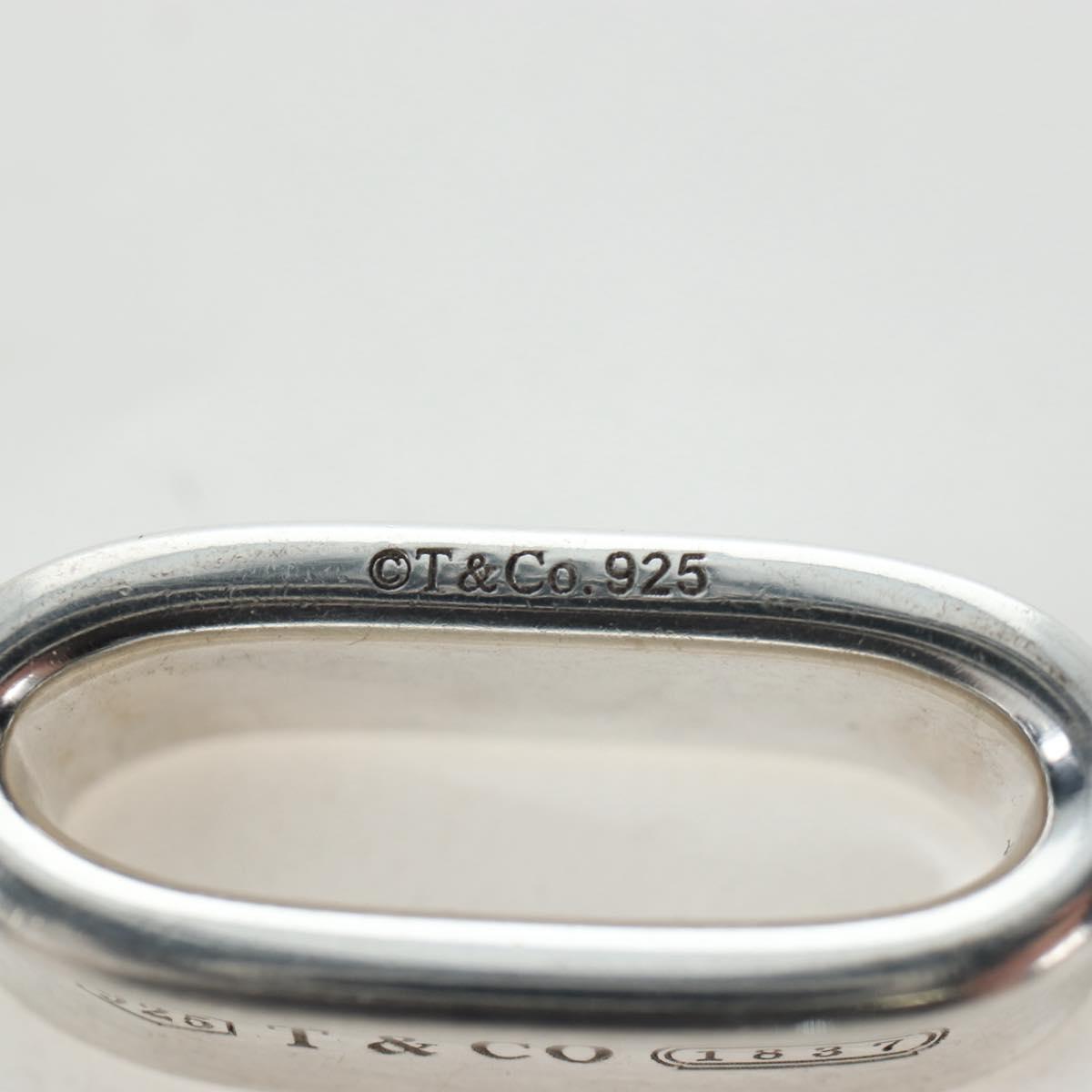 TIFFANY&Co. Scarf Ring1837 Ag925 Silver Auth 200034V