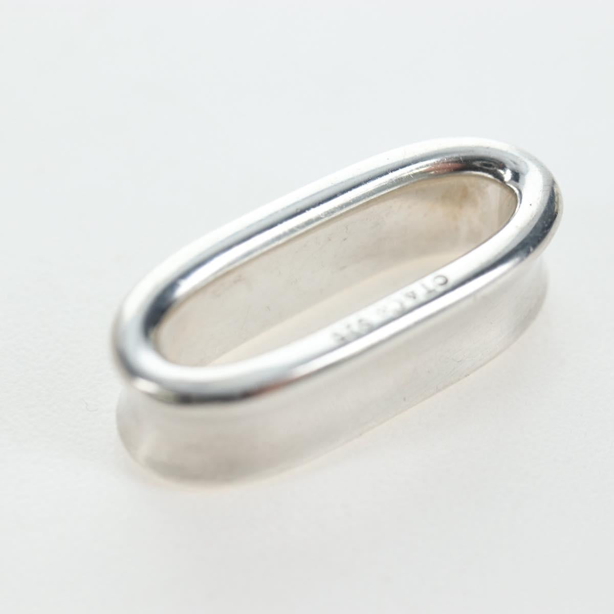TIFFANY&Co. Scarf Ring1837 Ag925 Silver Auth 200034V