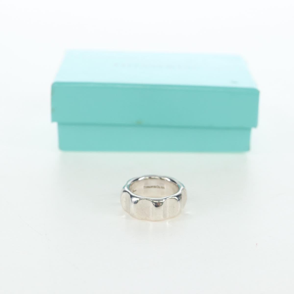TIFFANY&Co. Paloma Picasso Collection Grooving Ring Ag925 Silver Auth 200035V